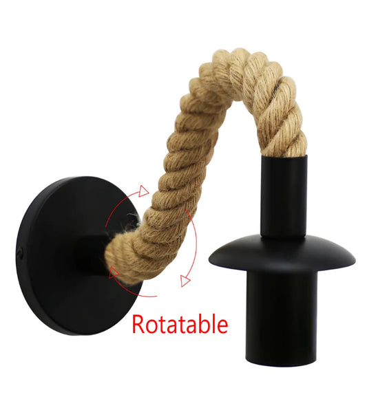 Hemp Rope Wall Lamp
